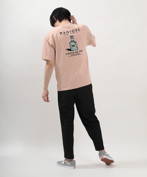 POWER TO THE PEOPLE（パワートゥーザピープル）の「【POWER TO THE PEOPLE】オーバーサイズレトログラフィックバッグ刺繍Ｔシャツ/フレグランス/トリップ/フード/オレンジ（Tシャツ/カットソー・メンズ・ホワイト系その他3/グレー系その他/ホワイト系その他/グレー/グリーン系その他/ホワイト系その他2/ピンク系その他/ホワイト/グリーン/ピンク/イエロー/イエロー系その他・L/M）」の19枚目の写真