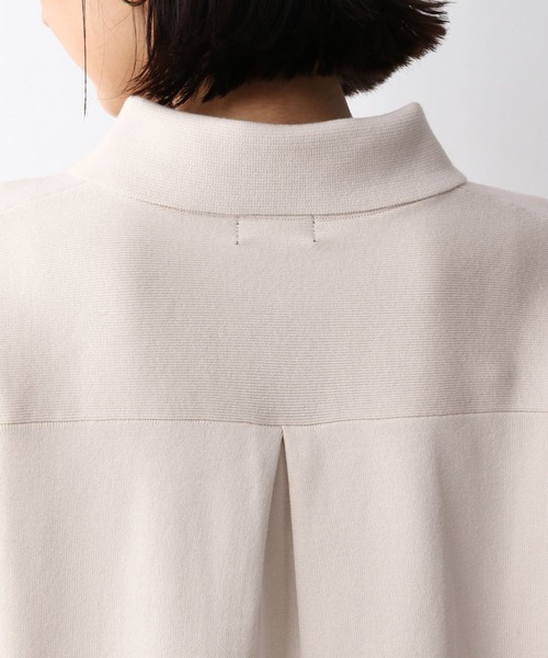 A part by(アパートバイ)の「SC*12Gニットシャツ 933092(シャツ/ブラウス・レディース・ブラック/アイボリー・LARGE/MEDIUM)」の15枚目の写真