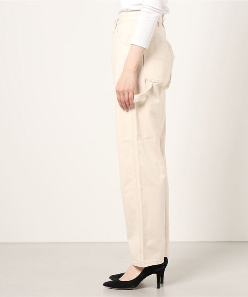 Wrangler(ラングラー)の「Wrangler/ラングラー Denim Twill Painter Pants/デニム ツイル ペインターパンツ(デニムパンツ・メンズ・ブラック/ライトインディゴブルー/ワンウォッシュ/キナリ・S/M/L/XL)」の6枚目の写真