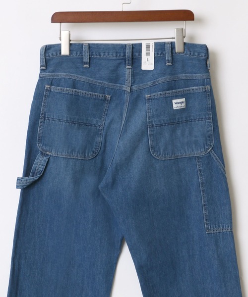 Wrangler(ラングラー)の「Wrangler/ラングラー Denim Twill Painter Pants/デニム ツイル ペインターパンツ(デニムパンツ・メンズ・ブラック/ライトインディゴブルー/ワンウォッシュ/キナリ・S/M/L/XL)」の9枚目の写真