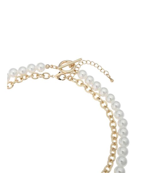 AMERICAN HOLIC（アメリカンホリック）の「パール×メタル2セットネックレス　＊（ネックレス・レディース・ゴールド・FREE）」の5枚目の写真