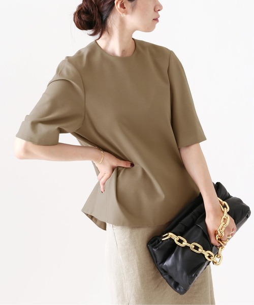 「VERMEIL par iena」 半袖カットソー - ホワイト レディース VERMEIL par iena（ヴェルメイユパーイエナ）の「【THYARD