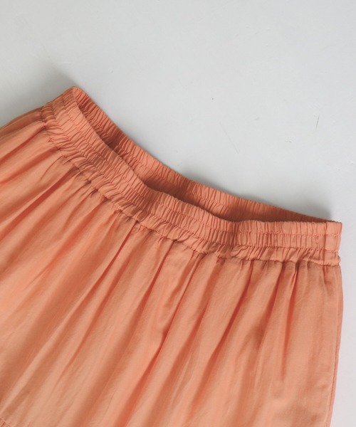 n'OrLABEL（ノアールレーベル）の「『グラデーションティアードスカート』（スカート・レディース・パープル/オレンジ・FREE）」の6枚目の写真