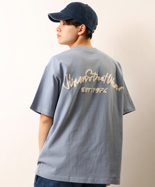 VISION STREET WEAR（ヴィジョンストリートウェア）の「VISION STREET WEAR ﾛｺﾞﾌﾟﾘﾝﾄﾜｯﾍﾟﾝ＆刺繍半袖Tｼｬﾂ（Tシャツ/カットソー・メンズ・ホワイト/ブラック/サックスブルー/グリーン/マスタード/ホワイト系その他/ブラック系その他/グリーン系その他/ブルー系その他/イエロー系その他/ホワイト系その他2/ホワイト系その他3/ホワイト系その他4/ブラック系その他2/ブラック系その他3/ブラック系その他4/グリーン系その他2/ブルー系その他2/イエロー系その他2/ブラック系その他5/ホワイト系その他5・LL/M/L）」の18枚目の写真