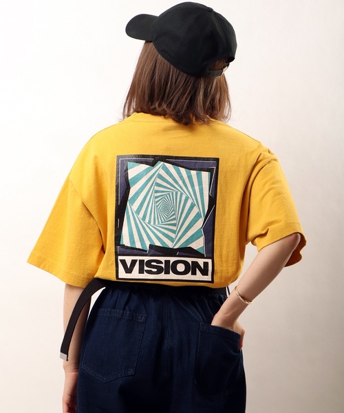 VISION STREET WEAR（ヴィジョンストリートウェア）の「VISION STREET WEAR ﾛｺﾞﾌﾟﾘﾝﾄﾜｯﾍﾟﾝ＆刺繍半袖Tｼｬﾂ（Tシャツ/カットソー・メンズ・ホワイト/ブラック/サックスブルー/グリーン/マスタード/ホワイト系その他/ブラック系その他/グリーン系その他/ブルー系その他/イエロー系その他/ホワイト系その他2/ホワイト系その他3/ホワイト系その他4/ブラック系その他2/ブラック系その他3/ブラック系その他4/グリーン系その他2/ブルー系その他2/イエロー系その他2/ブラック系その他5/ホワイト系その他5・LL/M/L）」の19枚目の写真