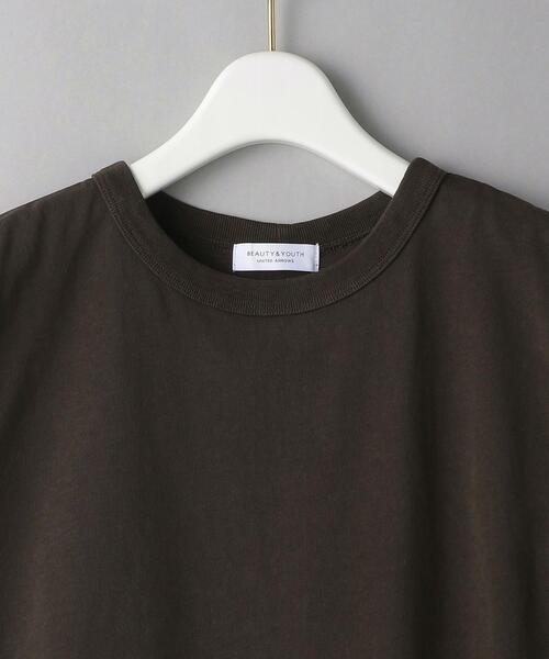 BEAUTY&YOUTH UNITED ARROWS（ビューティーアンドユースユナイテッドアローズ）の「BY シャツテールノースリーブカットソー（Tシャツ/カットソー・レディース・ダークグリーン/ダークブラウン/オフホワイト・FREE）」の14枚目の写真