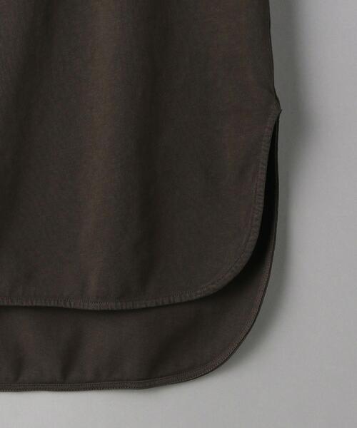 BEAUTY&YOUTH UNITED ARROWS（ビューティーアンドユースユナイテッドアローズ）の「BY シャツテールノースリーブカットソー（Tシャツ/カットソー・レディース・ダークグリーン/ダークブラウン/オフホワイト・FREE）」の16枚目の写真