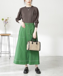 N.(N. Natural Beauty Basic) | ◆ステッチフレアスカート(スカート)