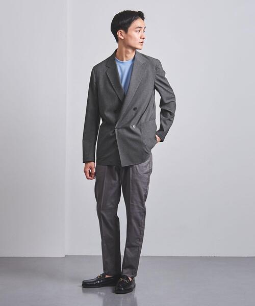 UNITED ARROWS（ユナイテッドアローズ）の「＜UNITED ARROWS "COZY"＞ ファンクション ポリエステル/タフタ ダブル4ボタン ジャケット（テーラードジャケット・メンズ・ダークブラウン/グレー・S/M/XL/L）」の5枚目の写真
