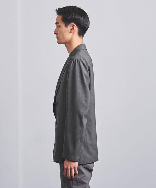 UNITED ARROWS（ユナイテッドアローズ）の「＜UNITED ARROWS "COZY"＞ ファンクション ポリエステル/タフタ ダブル4ボタン ジャケット（テーラードジャケット・メンズ・ダークブラウン/グレー・S/M/XL/L）」の20枚目の写真
