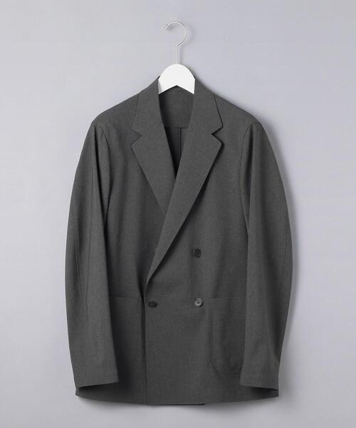 UNITED ARROWS（ユナイテッドアローズ）の「＜UNITED ARROWS "COZY"＞ ファンクション ポリエステル/タフタ ダブル4ボタン ジャケット（テーラードジャケット・メンズ・ダークブラウン/グレー・S/M/XL/L）」の22枚目の写真