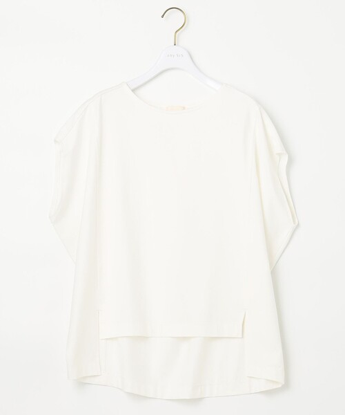 ANY SIS（エニィスィス）の「【北見ハッカコラボ】ドルマンスリーブ トップス（Tシャツ/カットソー・レディース・ライトグリーン系/ネイビー系/ローズ系/ホワイト系/イエロー系・4）」の6枚目の写真