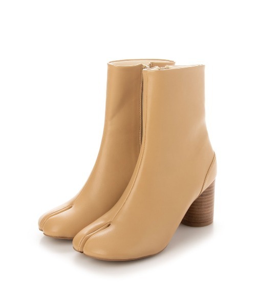 EVOL(イーボル)の「【EVOL】 タビショートブーツ IR9588(ブーツ・レディース・ブラック/ベージュ・22.5cm/23.5cm/24.5cm/23.0cm/24.0cm/25.0cm)」の8枚目の写真