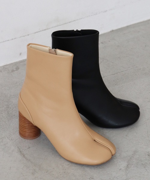 EVOL(イーボル)の「【EVOL】 タビショートブーツ IR9588(ブーツ・レディース・ブラック/ベージュ・22.5cm/23.5cm/24.5cm/23.0cm/24.0cm/25.0cm)」の18枚目の写真