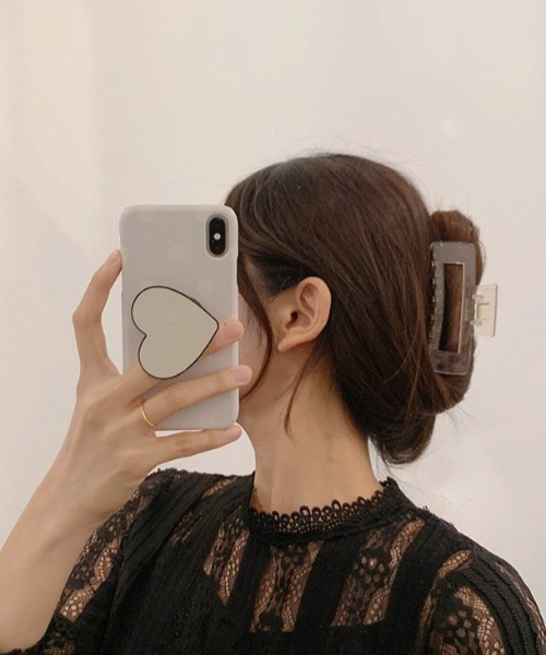 LAC-VERT(ラック・ヴェール)の「ビッグスクエアヘアクリップ(バレッタ/ヘアクリップ・レディース・ホワイト/ブラック/ブラウン/その他1/その他2・FREE)」の7枚目の写真