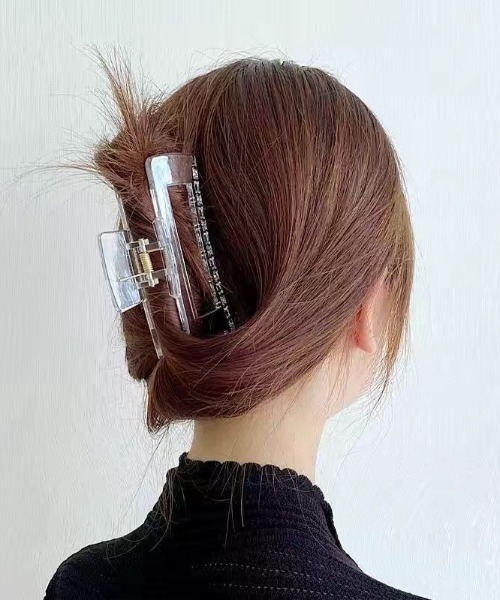 LAC-VERT(ラック・ヴェール)の「ビッグスクエアヘアクリップ(バレッタ/ヘアクリップ・レディース・ホワイト/ブラック/ブラウン/その他1/その他2・FREE)」の13枚目の写真