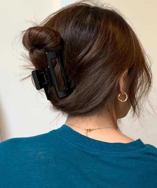 LAC-VERT(ラック・ヴェール)の「ビッグスクエアヘアクリップ(バレッタ/ヘアクリップ・レディース・ホワイト/ブラック/ブラウン/その他1/その他2・FREE)」の14枚目の写真