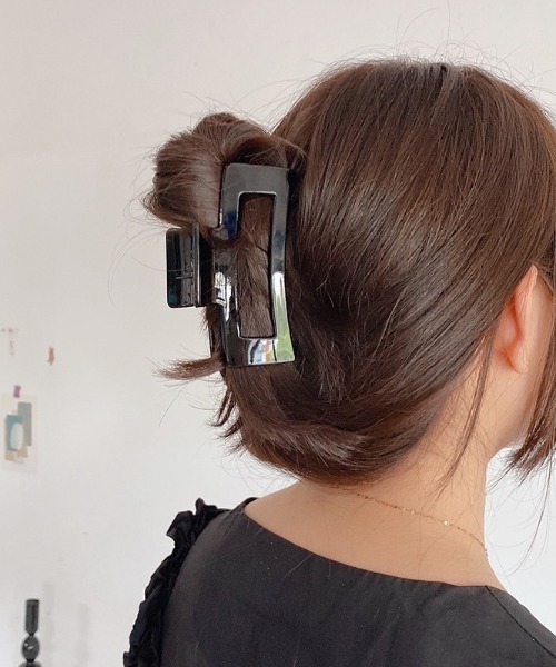 LAC-VERT(ラック・ヴェール)の「ビッグスクエアヘアクリップ(バレッタ/ヘアクリップ・レディース・ホワイト/ブラック/ブラウン/その他1/その他2・FREE)」の17枚目の写真