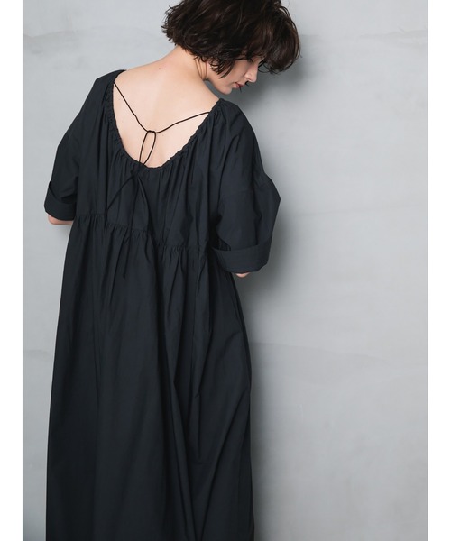 enchainement（アンシェヌマン）の「Gathered Back Dress