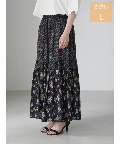 AMERICAN HOLIC（アメリカンホリック）の「丈違いティアードスカート（スカート・レディース・ライトグレー/ドット/その他14・M/L）」の8枚目の写真