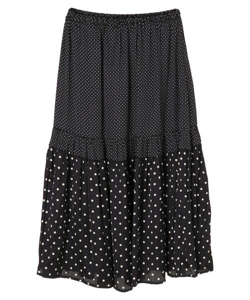 AMERICAN HOLIC（アメリカンホリック）の「丈違いティアードスカート（スカート・レディース・ライトグレー/ドット/その他14・M/L）」の15枚目の写真