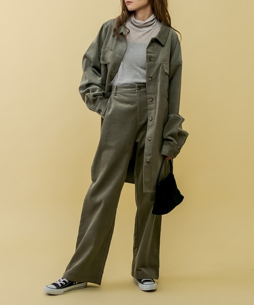 RASVOA(ラスボア)の「ゆるリブタートルプルオーバー(ニット/セーター・レディース・チャコールグレー/グレー/ブルー・FREE)」の20枚目の写真