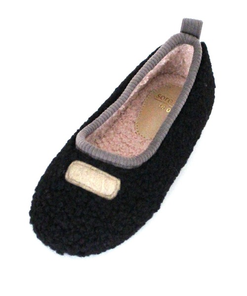 SOROTTO（ソロット）の「キッズボアパンプス（パンプス・キッズ・ブラック/ダークブラウン/ベージュ/グレー/ピンク/ブルー・22.0cm/16.0cm/17.0cm/18.0cm/19.0cm/20.0cm/21.0cm）」の9枚目の写真