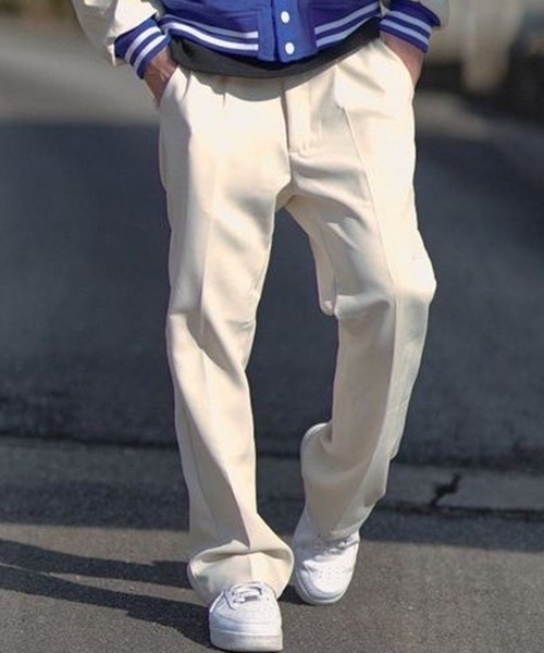 ８(eight)（エイト）の「ストレッチカラーフレアパンツ（チノパンツ・メンズ・ブルー/オフホワイト/ブラック/ブラウン系その他/グリーン・MEDIUM/LARGE）」の2枚目の写真