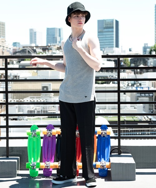 ８(eight)（エイト）の「ストレッチカラーフレアパンツ（チノパンツ・メンズ・ブルー/オフホワイト/ブラック/ブラウン系その他/グリーン・MEDIUM/LARGE）」の8枚目の写真