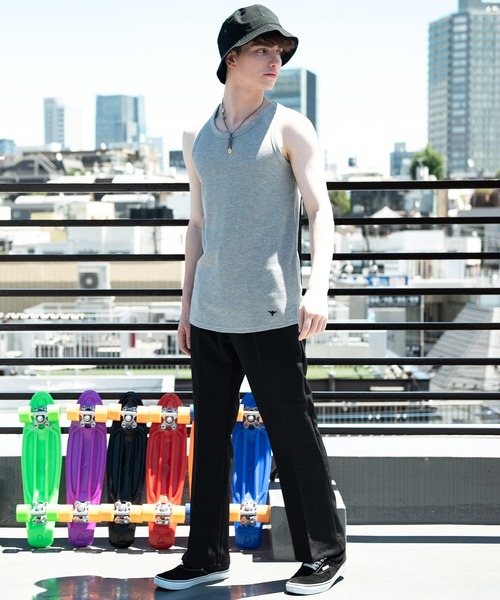 ８(eight)（エイト）の「ストレッチカラーフレアパンツ（チノパンツ・メンズ・ブルー/オフホワイト/ブラック/ブラウン系その他/グリーン・MEDIUM/LARGE）」の16枚目の写真