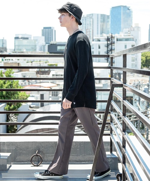 ８(eight)（エイト）の「ストレッチカラーフレアパンツ（チノパンツ・メンズ・ブルー/オフホワイト/ブラック/ブラウン系その他/グリーン・MEDIUM/LARGE）」の10枚目の写真