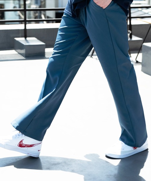 ８(eight)（エイト）の「ストレッチカラーフレアパンツ（チノパンツ・メンズ・ブルー/オフホワイト/ブラック/ブラウン系その他/グリーン・MEDIUM/LARGE）」の12枚目の写真