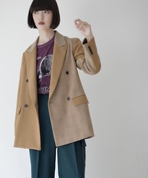 La SRIC | La SRIC / WチェックコンビJK(テーラードジャケット)