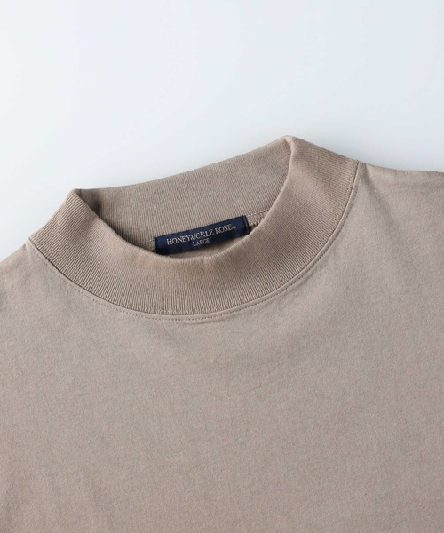 HONEYSUCKLE ROSE(ハニーサックルローズ)の「【HONEYSUCKLE ROSE】モックネックロンT(Tシャツ/カットソー・レディース・ホワイト/ブラック/ライトブラウン・M/L/S)」の21枚目の写真