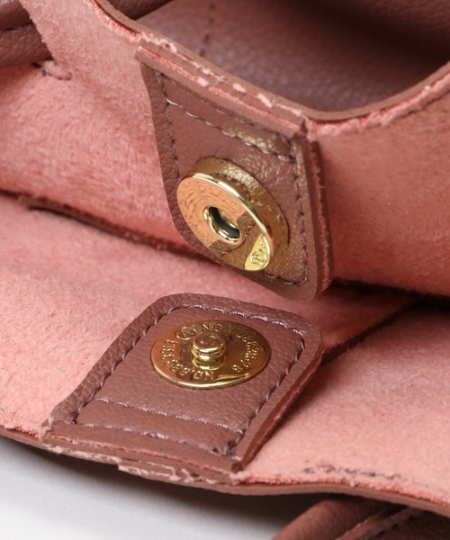 ikka（イッカ）の「PUミニ巾着付きショルダーバッグ（ショルダーバッグ・レディース・ブラック/ダークグリーン/ベージュ/ピンク・FREE）」の16枚目の写真