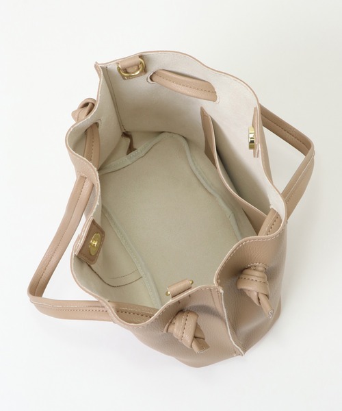 ikka（イッカ）の「PUミニ巾着付きショルダーバッグ（ショルダーバッグ・レディース・ブラック/ダークグリーン/ベージュ/ピンク・FREE）」の22枚目の写真