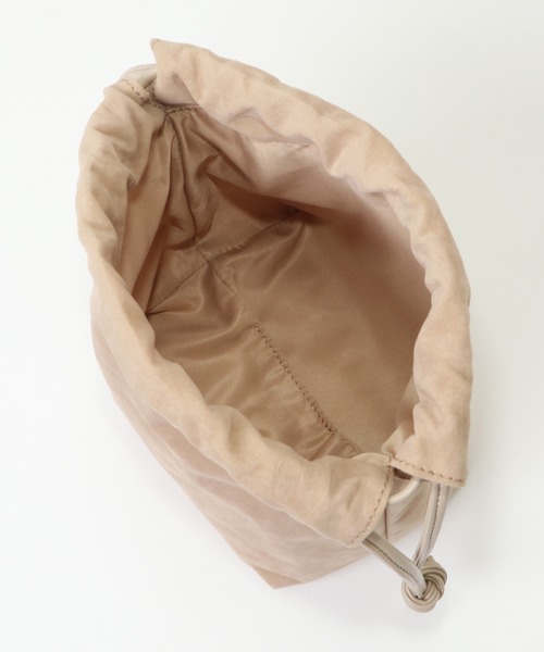 ikka（イッカ）の「PUミニ巾着付きショルダーバッグ（ショルダーバッグ・レディース・ブラック/ダークグリーン/ベージュ/ピンク・FREE）」の12枚目の写真