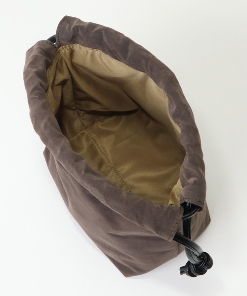 ikka（イッカ）の「PUミニ巾着付きショルダーバッグ（ショルダーバッグ・レディース・ブラック/ダークグリーン/ベージュ/ピンク・FREE）」の20枚目の写真