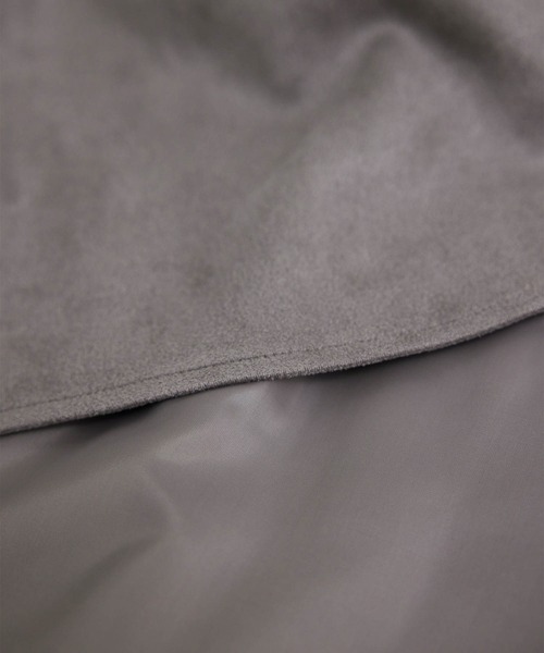 ROPE' PICNIC（ロペピクニック）の「リサイクルポリダンボールスエードフレアスカート（スカート・レディース・チャコールグレー/ベージュ/ダークラベンダー・38/36）」の18枚目の写真