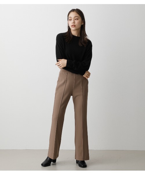 AZUL by moussy（アズールバイマウジー）の「NUDIE H/N KNIT TOPS/ヌーディーハイネックニットトップス（ニット/セーター・レディース・ブラック/オフホワイト/グリーン/イエロー系その他・SMALL/MEDIUM）」の18枚目の写真