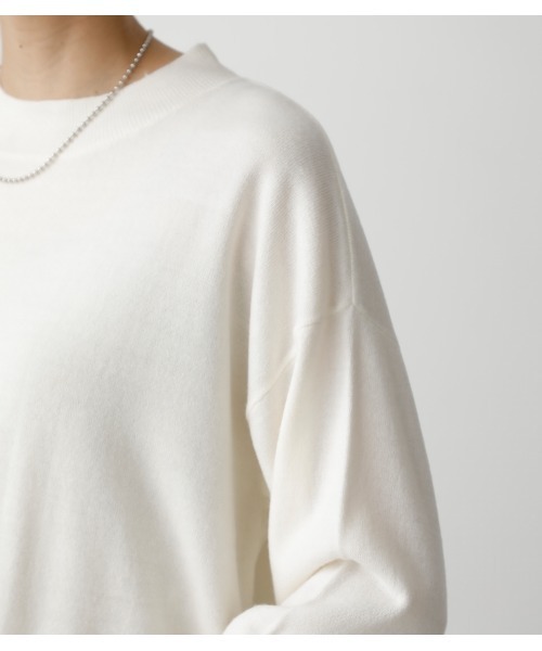 AZUL by moussy（アズールバイマウジー）の「NUDIE H/N KNIT TOPS/ヌーディーハイネックニットトップス（ニット/セーター・レディース・ブラック/オフホワイト/グリーン/イエロー系その他・SMALL/MEDIUM）」の22枚目の写真