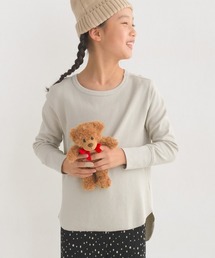 OMNES | キッズ ハニカム裾ラウンド　長袖プルオーバー(Tシャツ/カットソー)