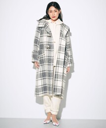GRACE CLASS | ビックチェックダッフルコート(ダッフルコート)