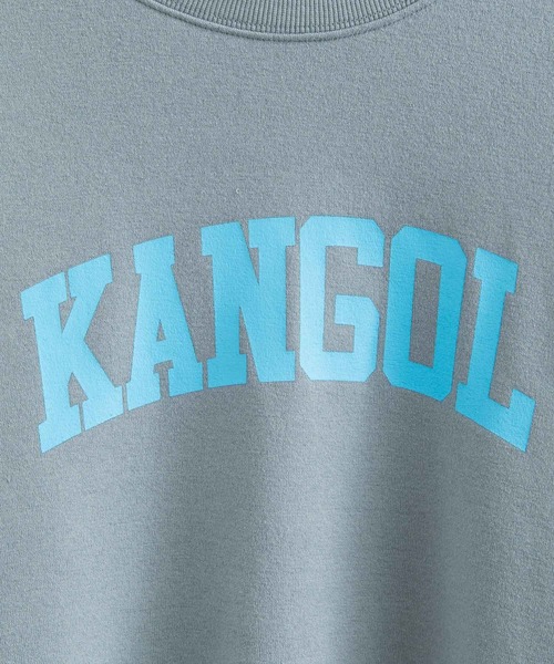 KANGOL（カンゴール）の「KANGOL カンゴール 別注 オーバーサイズカレッジロゴ裏起毛スウェット クルーネックトレーナー（スウェット・メンズ・ブラック/ブラウン/グリーン/パープル/ホワイト/ブルー/ブルーグレー・M/L/XL）」の9枚目の写真