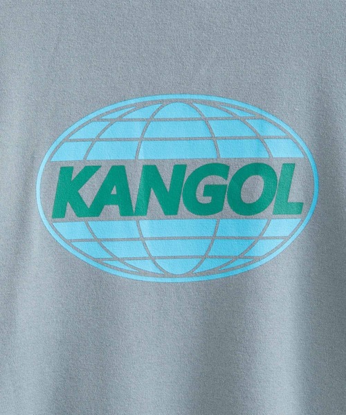 KANGOL（カンゴール）の「KANGOL カンゴール 別注 オーバーサイズカレッジロゴ裏起毛スウェット クルーネックトレーナー（スウェット・メンズ・ブラック/ブラウン/グリーン/パープル/ホワイト/ブルー/ブルーグレー・M/L/XL）」の11枚目の写真