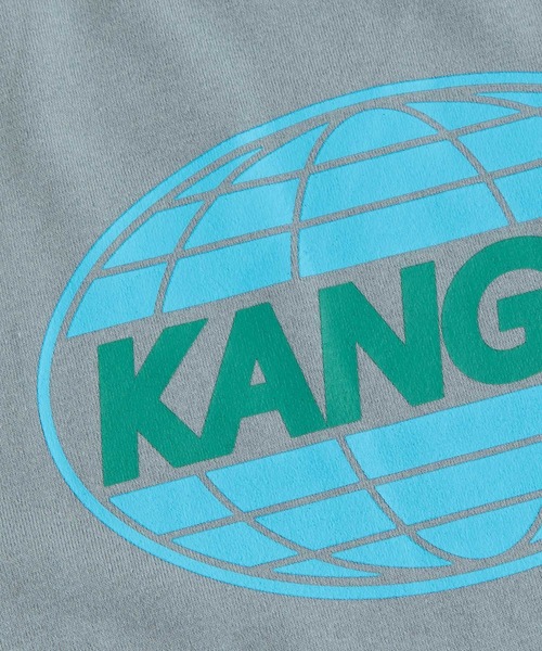 KANGOL（カンゴール）の「KANGOL カンゴール 別注 オーバーサイズカレッジロゴ裏起毛スウェット クルーネックトレーナー（スウェット・メンズ・ブラック/ブラウン/グリーン/パープル/ホワイト/ブルー/ブルーグレー・M/L/XL）」の19枚目の写真