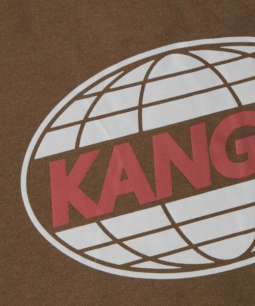 KANGOL（カンゴール）の「KANGOL カンゴール 別注 オーバーサイズカレッジロゴ裏起毛スウェット クルーネックトレーナー（スウェット・メンズ・ブラック/ブラウン/グリーン/パープル/ホワイト/ブルー/ブルーグレー・M/L/XL）」の20枚目の写真