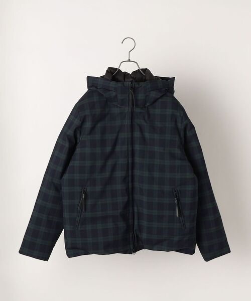 SHIPS any: 河田フェザー ウール フーディー ダウン ジャケット◇