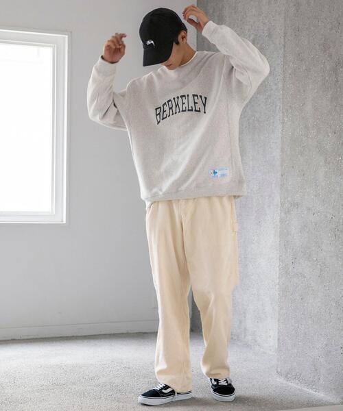 coen（コーエン）の「ヘビーウェイトカレッジロゴプリント裏起毛クルーネックスウェット（スウェット・メンズ・ライトグレー/ブラック/ナチュラル・SMALL/MEDIUM/LARGE/X-LARGE）」の18枚目の写真