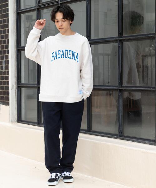 coen（コーエン）の「ヘビーウェイトカレッジロゴプリント裏起毛クルーネックスウェット（スウェット・メンズ・ライトグレー/ブラック/ナチュラル・SMALL/MEDIUM/LARGE/X-LARGE）」の19枚目の写真